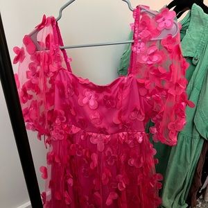Butterfly Pink Dress